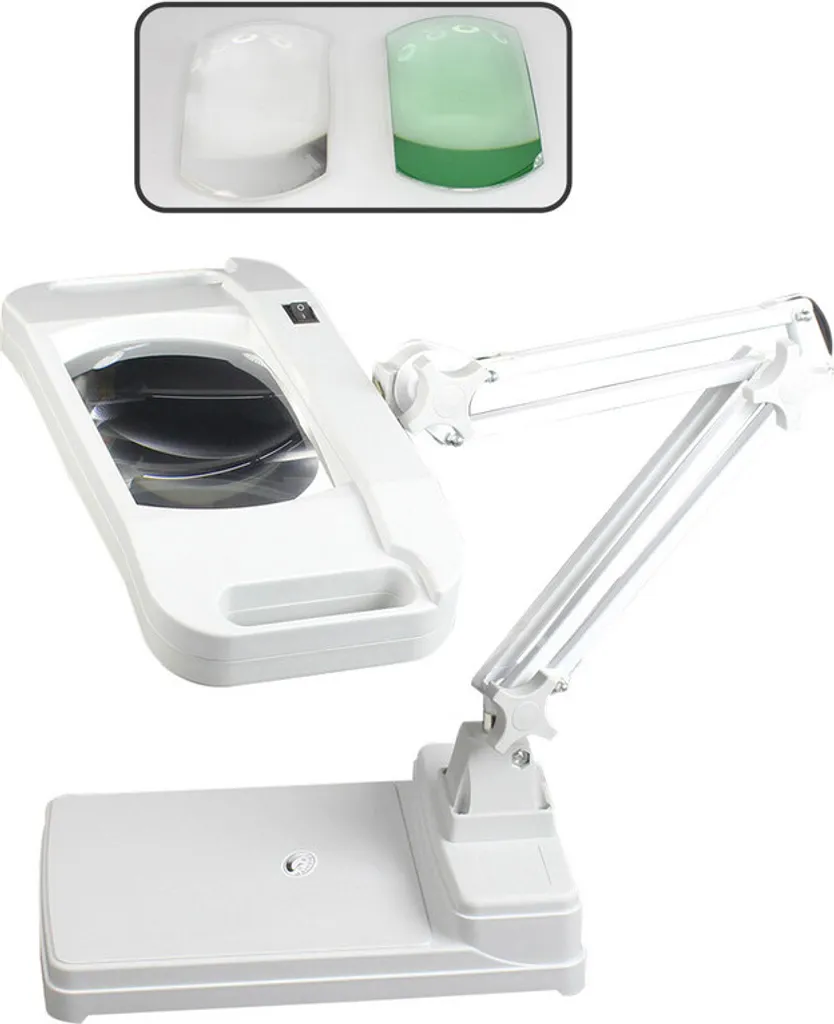 Loupe de lecture pour seniors avec LED 10X et support table pliable - 6