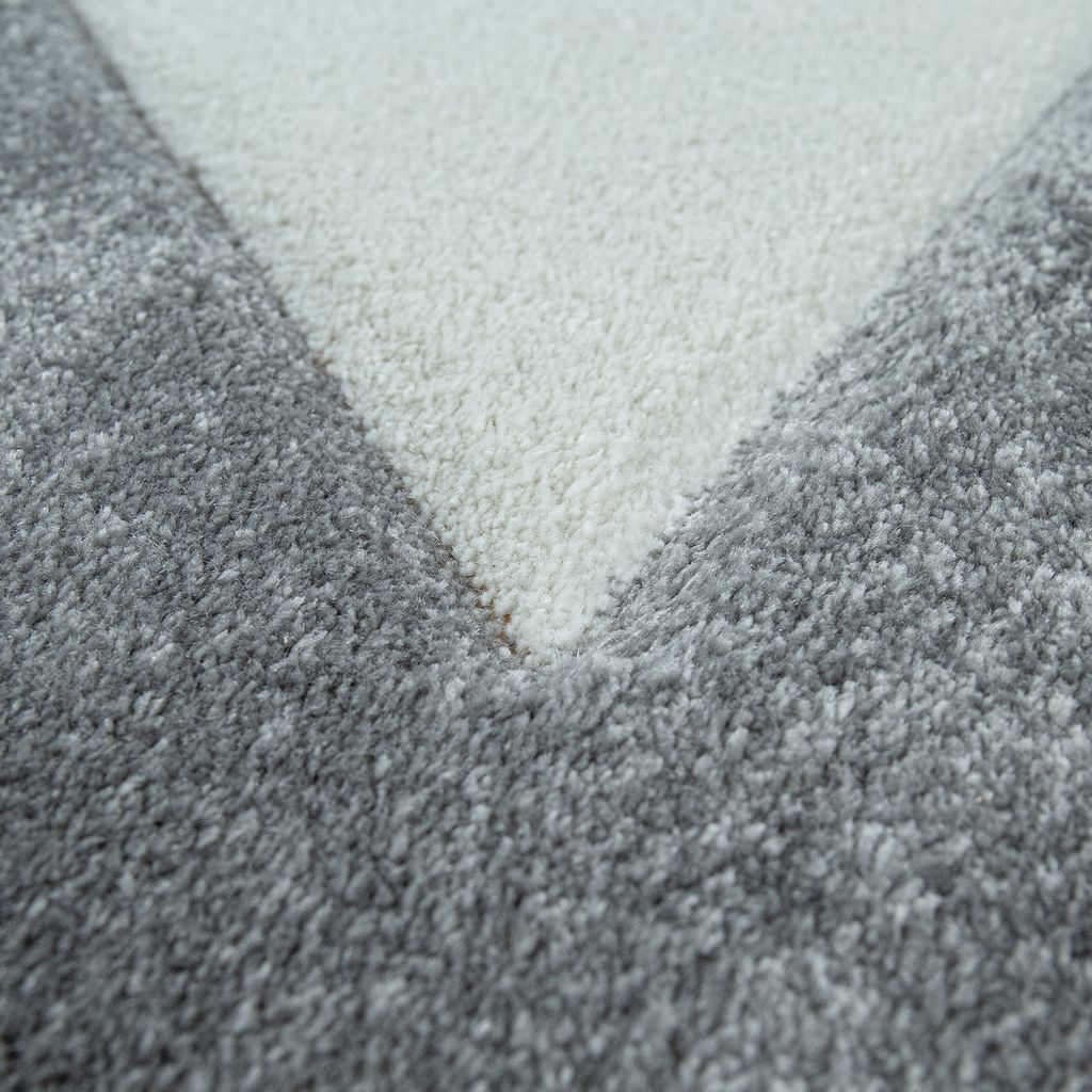 TT Home Kinder-Teppich, Moderner Spiel-Teppich Für Kinderzimmer, Mit Stern-Motiv In Grau Größe 160x230 cm