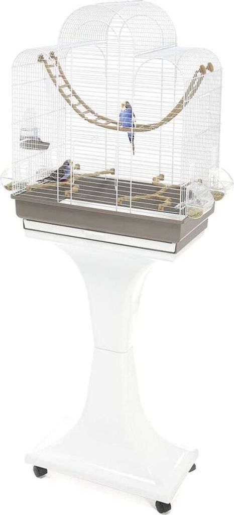 Imac Vogelkäfig Fiona Deluxe Taupe / Weiß