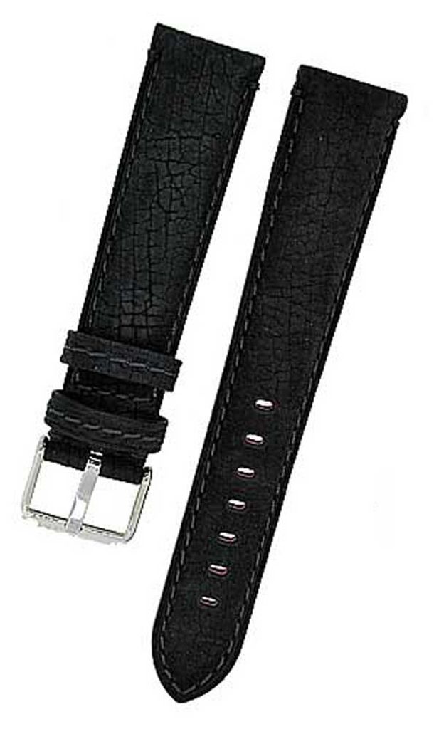 MORELLATO Leder Uhrenarmband 20mm schwarz Produktbild 