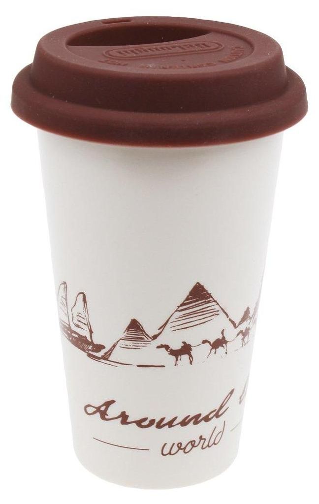De’Longhi DLSC057, Braun, Weiß, Keramik, Keramik, Silikon, Produktbild 