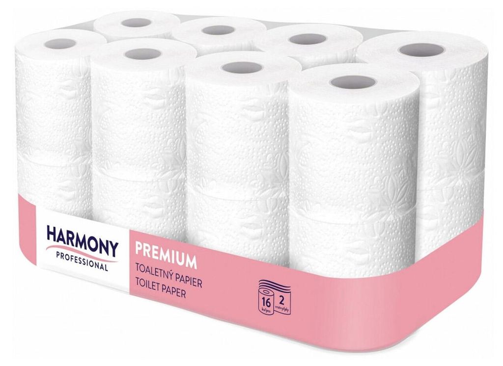 32 Rollen Toilettenpapier WC-Papier natur 2-lagig Harmony Produktbild 