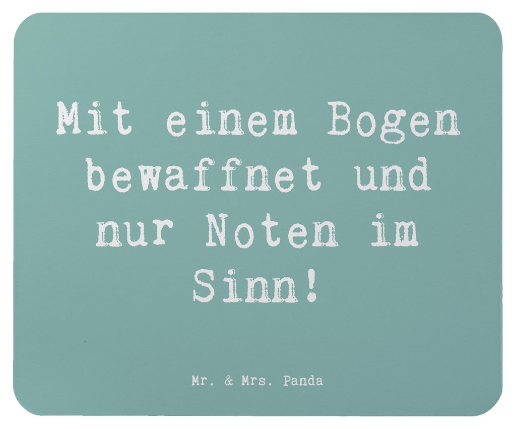 Mr. & Mrs. Panda Mauspad Spruch Violoncello Magie - Meeresbrise - Geschenk, Musiker, Musikliebhaber, Musik, Noten, Instrument, Mouse Pad, Geschenki...