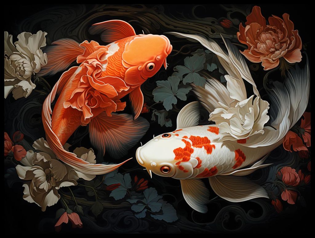 Plakat 80x60cm Harmonischer Tanz