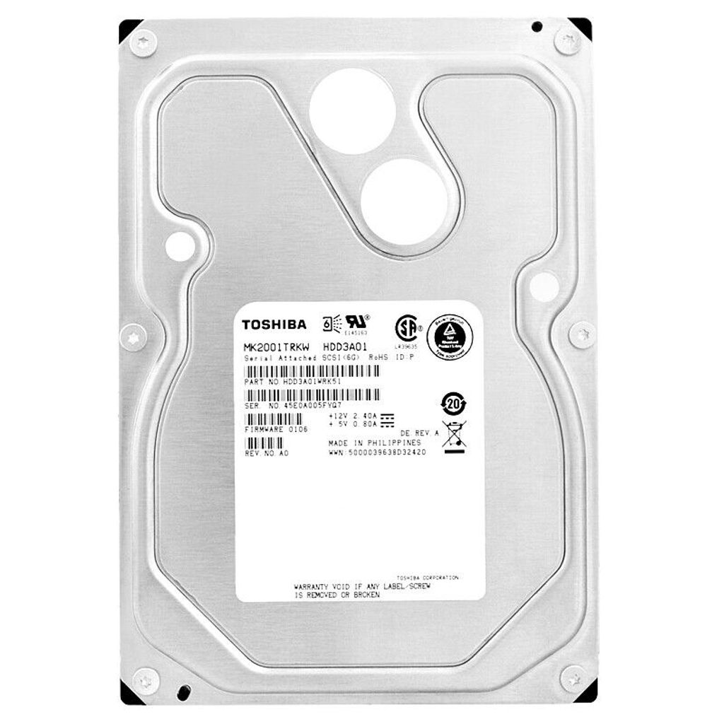Toshiba MK2001TRKB 2TB, SAS 3,5"