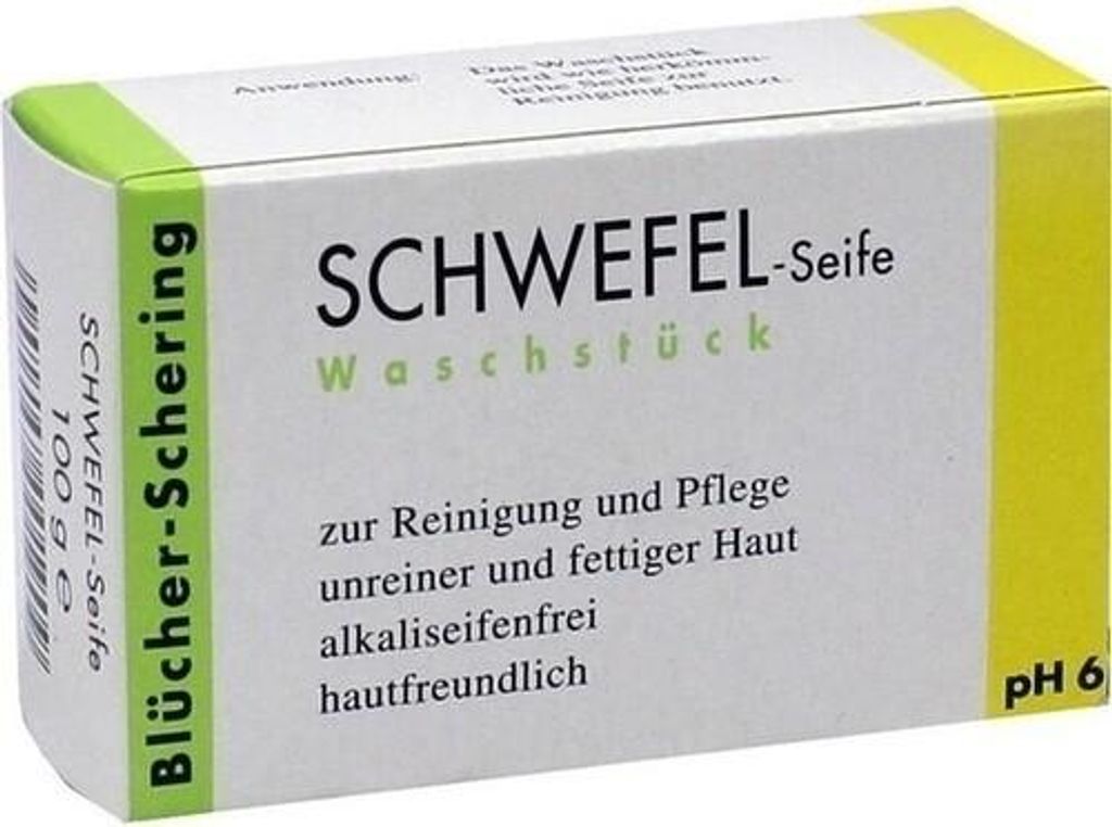 SCHWEFEL SEIFE Blücher Schering 100g PZN 04315663 Produktbild 