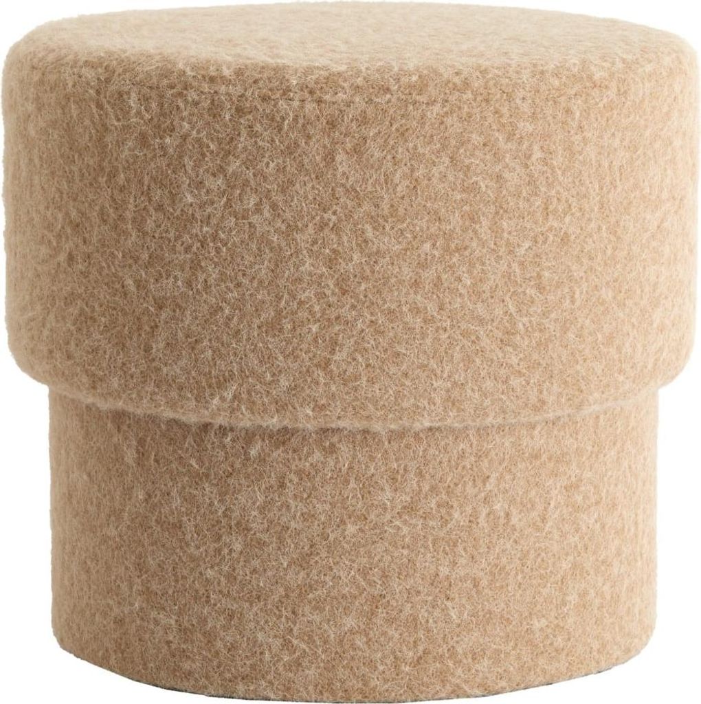 Light & Living - Sitzpuff Muno - Hellbraun - Ø50x45cm
