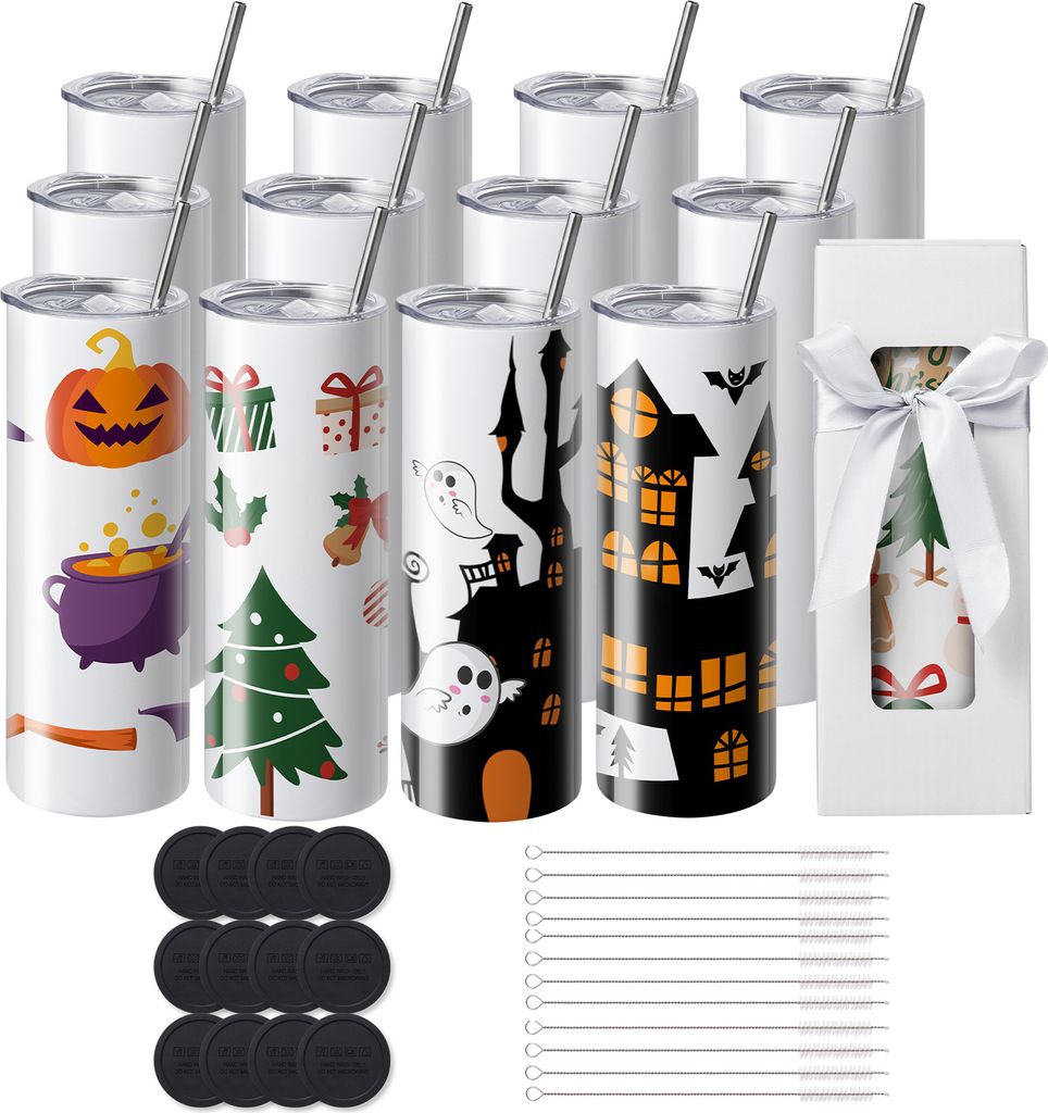 SucceBuy 12 Pack -Sublimační kelímky - 20 uncí prázdné Obrázek produktu 