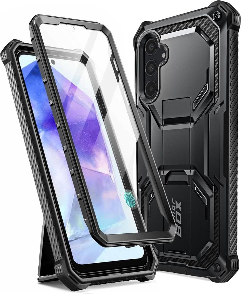 Supcase Iblsn Armorbox Gehuse fr Samsung Galaxy A55 5G - Schwarz