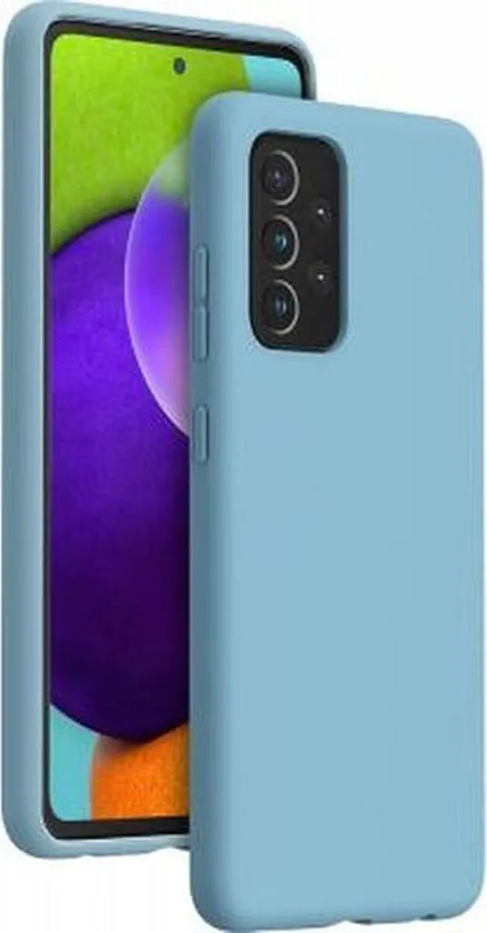 Coque Antidérapante Galaxy A52 5G idéale pour Usage Quotidien Bleu Denim