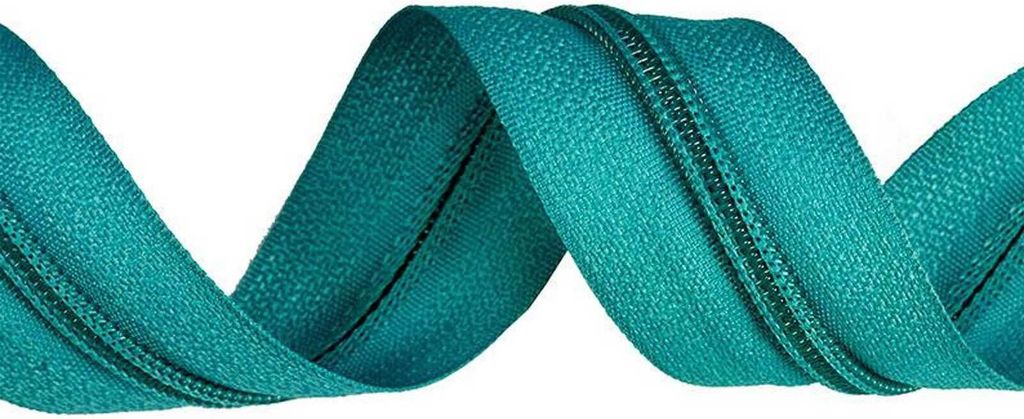 200m Endlos-Reißverschluss spiralförmig 5mm Meterware große Farbauswahl ,906 grünblau