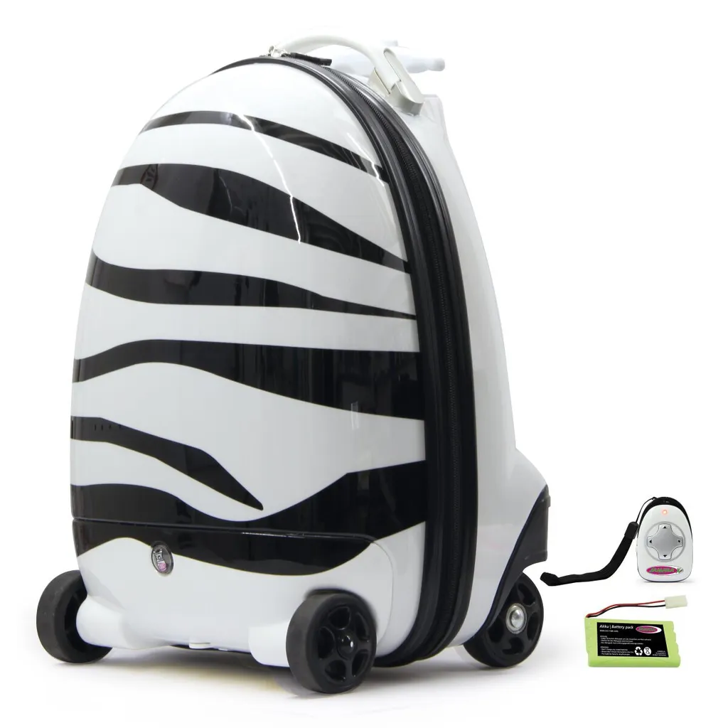 Valise pour Enfants Zebra Jamara Bagage à Télécommande Modèle 460221
