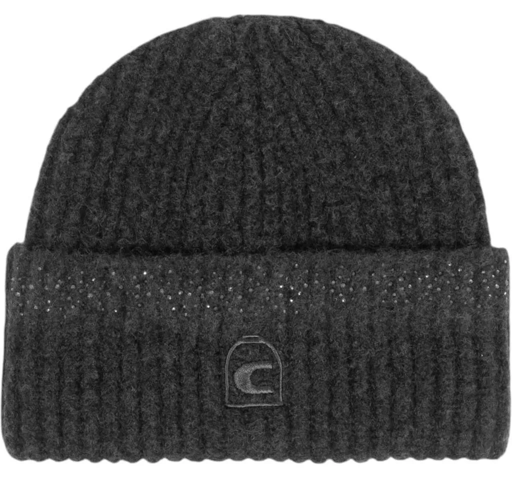 Casquette Cavallo Ronni Anti-Froid en Tricot pour Cavalier Noir Melange HW 25