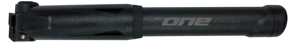 Mini-pompe à main 30 noire et grise pour gonflage rapide de vélo