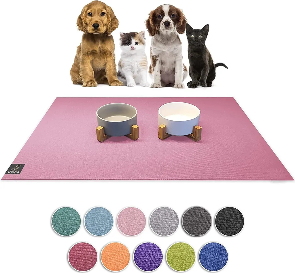 Tappetino SANOZOO Oeko-Tex 30x40 Rosa - Protezione Pavimenti Animali