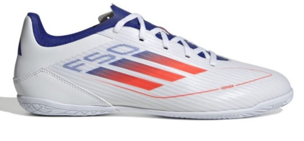 ADIDAS F50 CLUB IN Cloud White / Solar Red / Lucid Blue Produktbild 