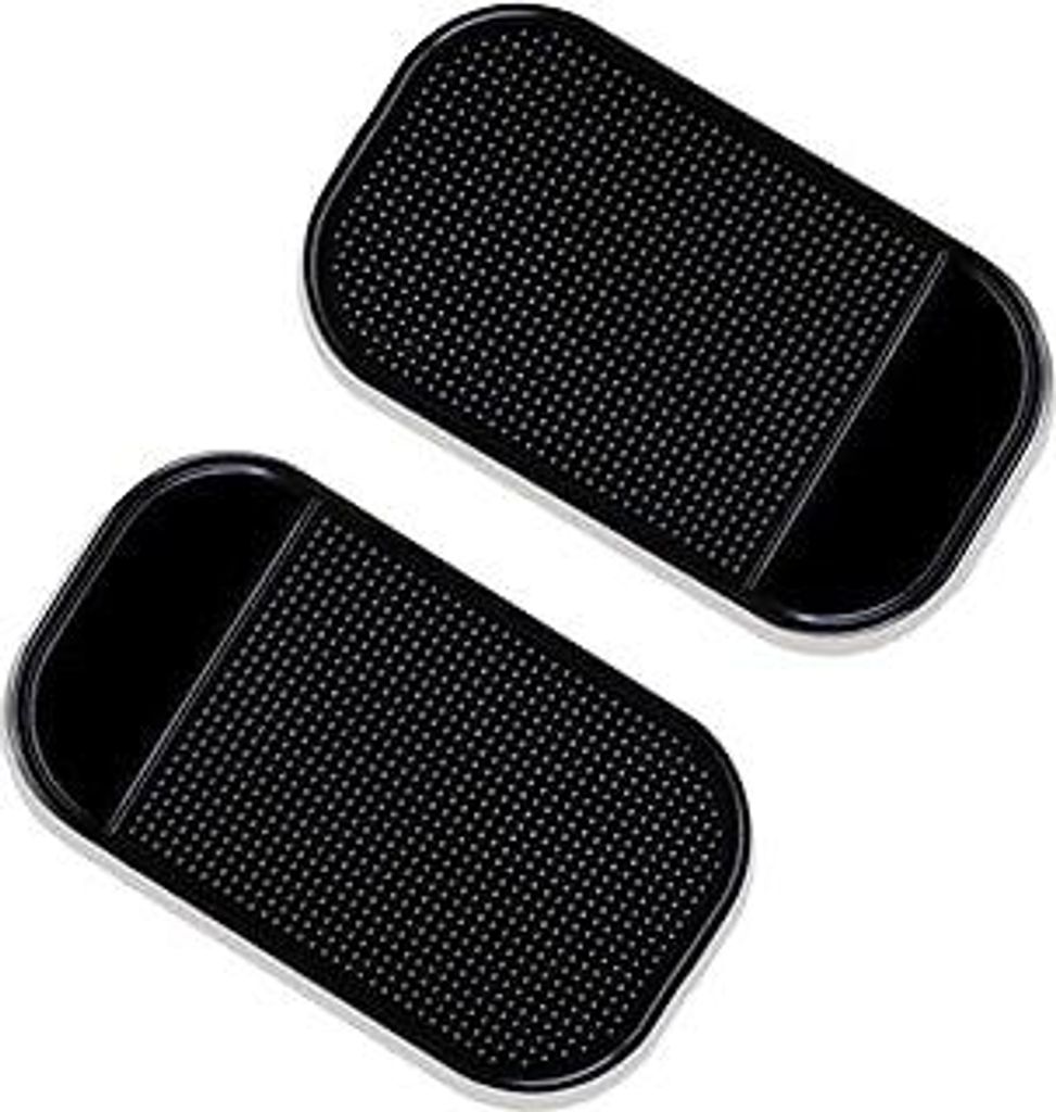 2 Stück Auto Armaturenbrett Anti Rutsch Matten,Antirutschmatte Anti Rutsch Matte,Silikon-Fixiermatte,Waschbare Silikon Gel Auto Innenmatte zum Hal...