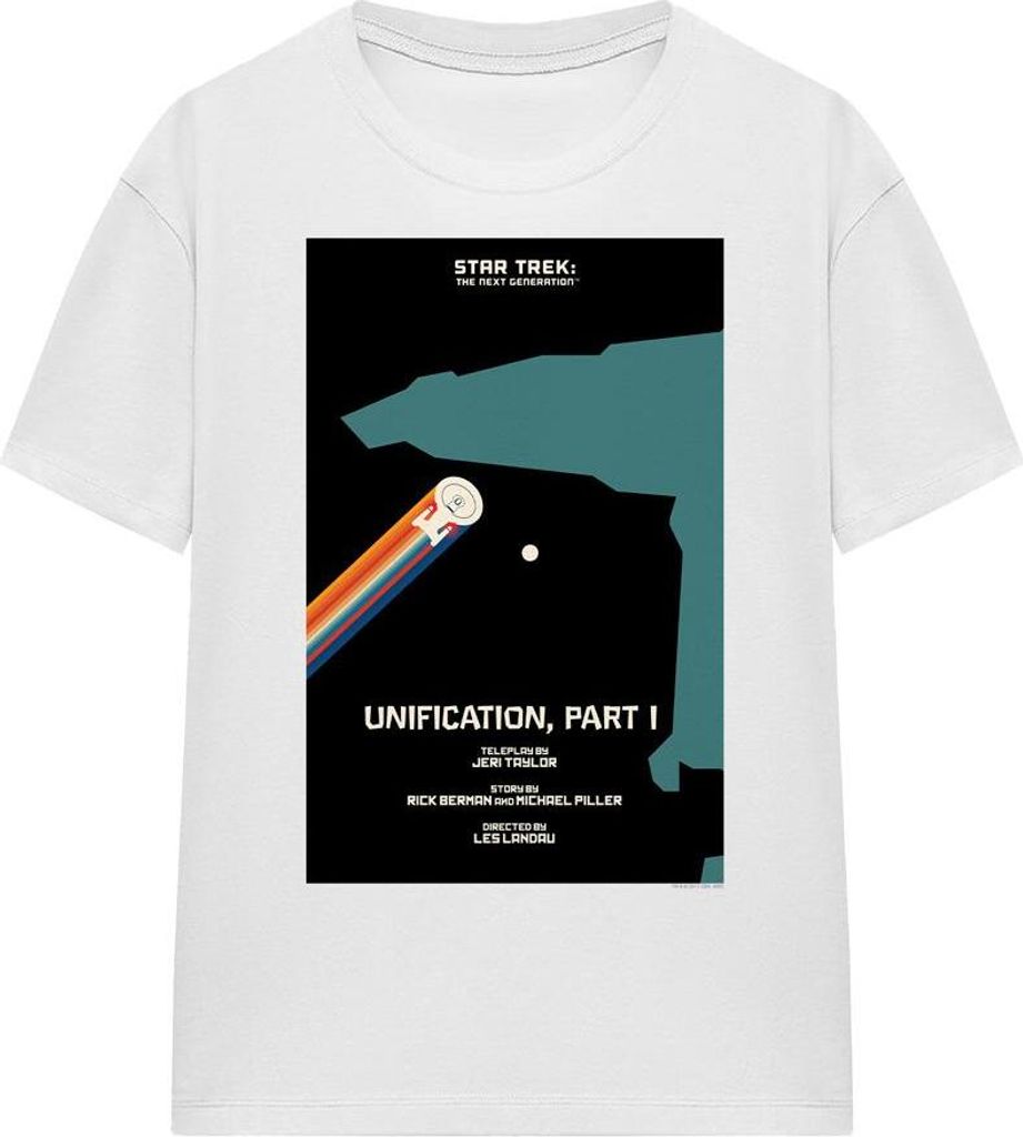 Star Trek - "The Next Generation Season 5 Episode 7" T-Shirt für Herren/Damen Uni TV16534 (XL) (Weiß)