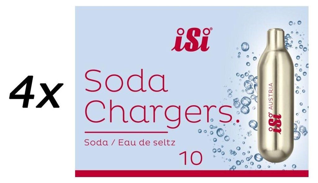 ISI Kohlensäurekapsel Einweg 10er Pack 4x Produktbild 