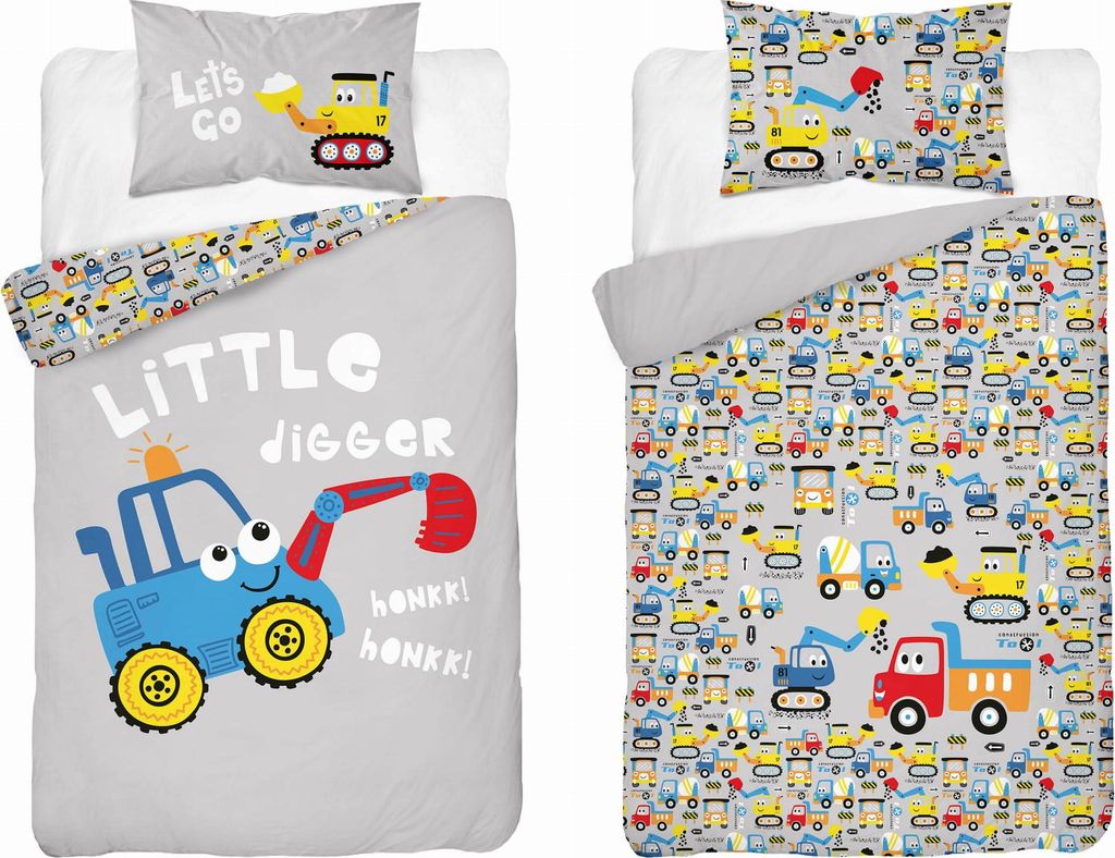 Bettwäsche, Kinderbettwäsche, 100% Baumwolle 100x135 3956b Produktbild 