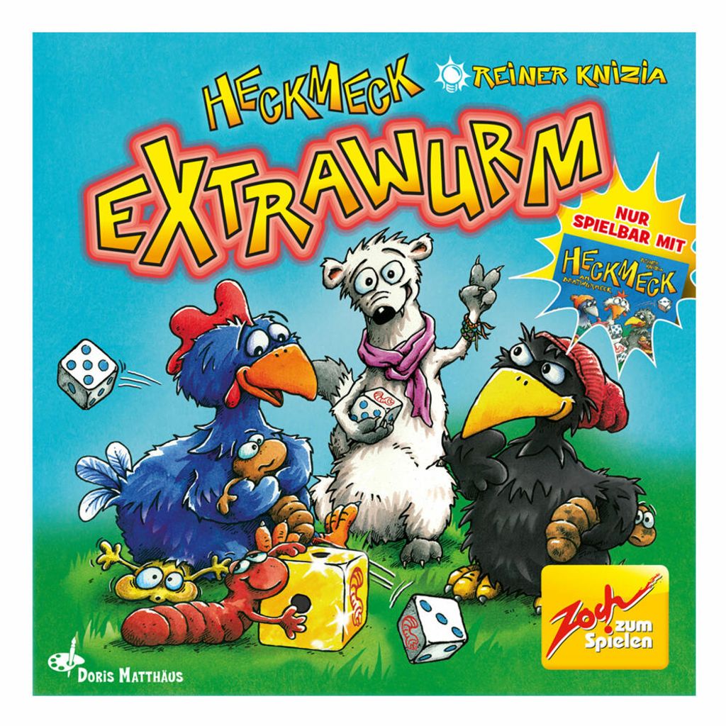 Noris Spiele Heckmeck Extrawurm; 601105081 Produktbild 