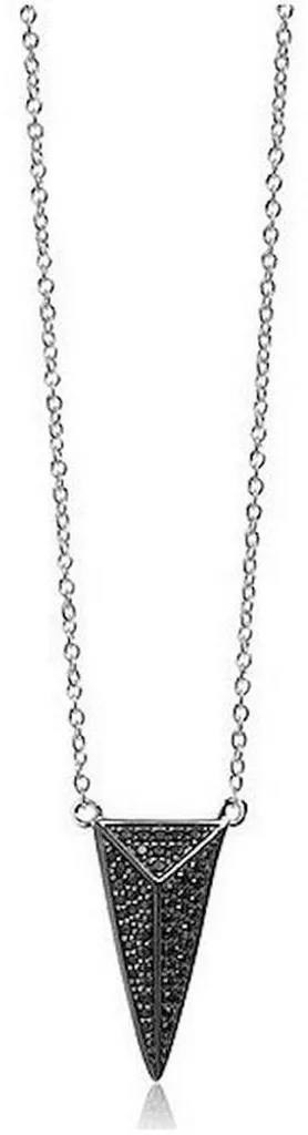 Collier Sif Jakobs en argent 925 rhodié noir SJ-C0069-BK pour femme