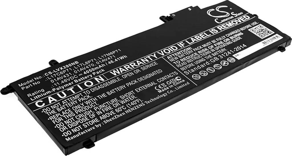 Batterie pour Lenovo ThinkPad X280 A285 - Idéal pour le Télétravail