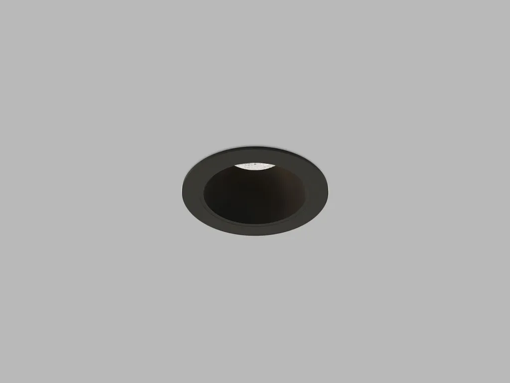 LED2 2236653DT Luminaire Encastré ZERO II M Noir 6W TRIAC DIM 3000K-4000K