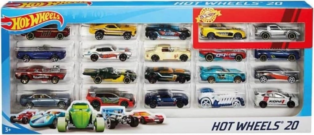 Mattel H7045 Hot Wheels Werkstatt 20 Autos Assorted Produktbild 