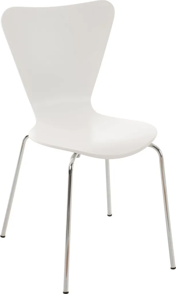 Sedia impilabile - Design multifunzionale e salvaspazio, perfetta per eventi e conferenze. Colore: bianco
