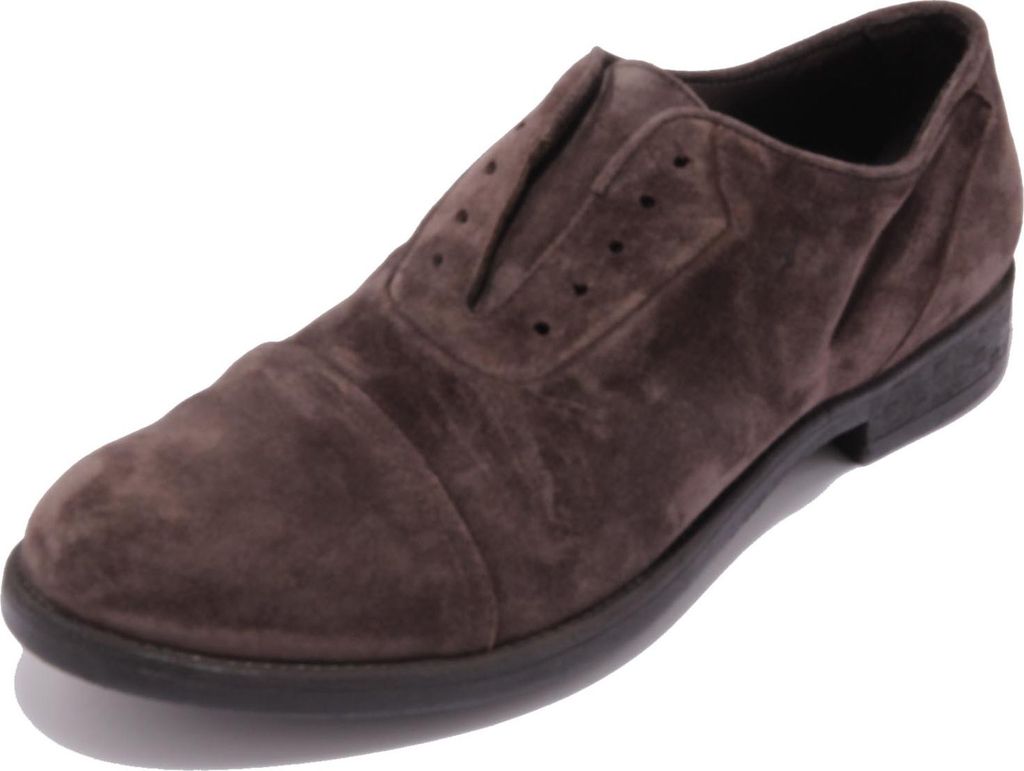 1880AC scarpa slip-on uomo HUNDRED 100 wildleder braun schuhe männer