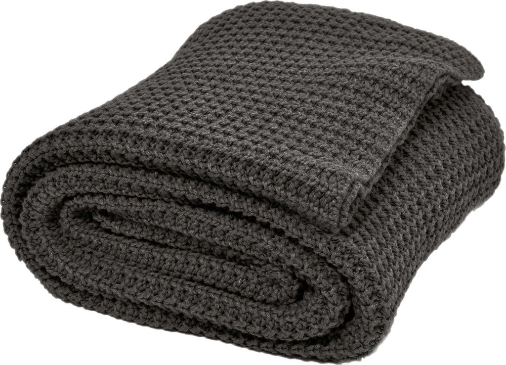 nielsen HOME Wohndecke Alen gestrickt, 150x200 cm, Antik Produktbild 