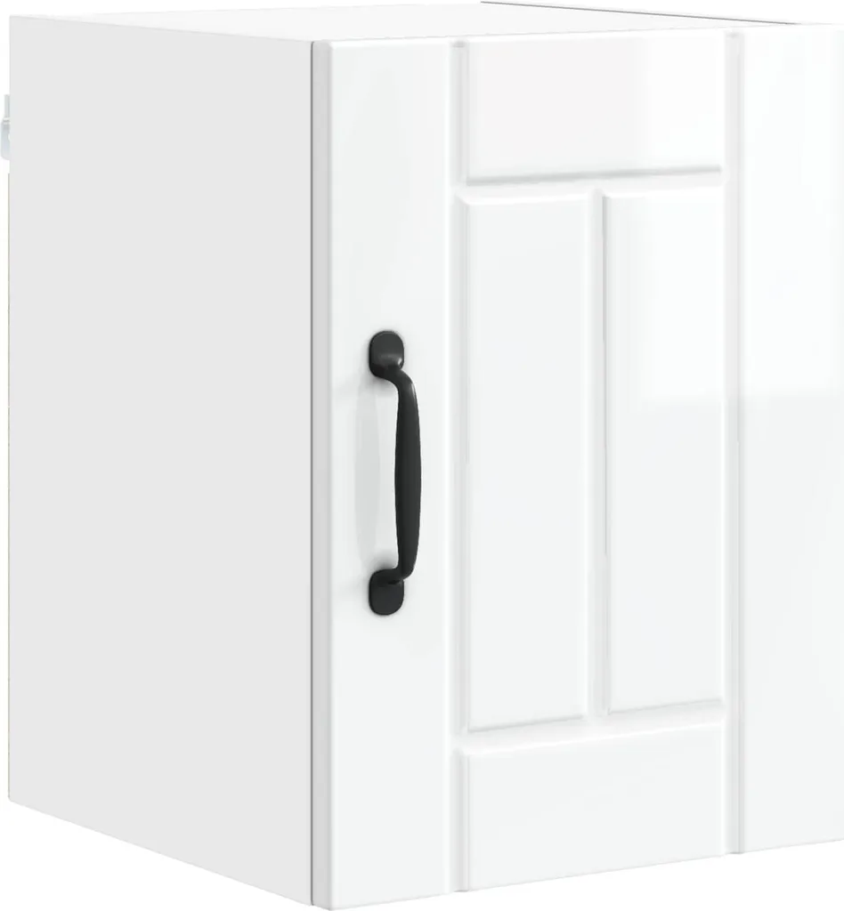 Mobiletto Cucina Bianco Lucido 30x31x40 cm - Salvaspazio Design Moderno