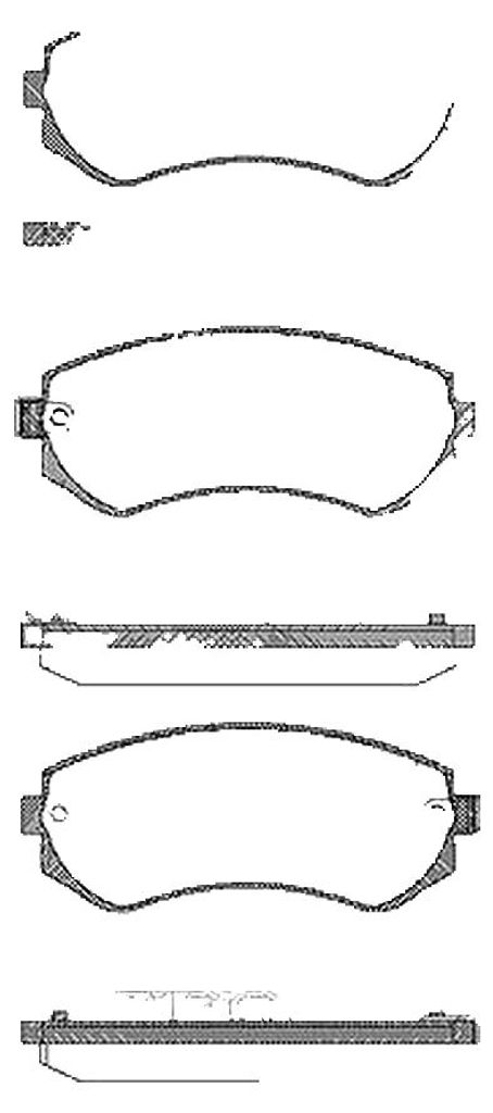 Bremsbelagsatz Scheiben 16 mm TRISCAN IAM-Expertise für u.a. NISSAN ALMERA