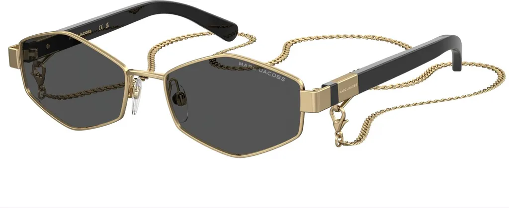 Lunettes de soleil Marc Jacobs MARC 496/S monture métal doré verres 55