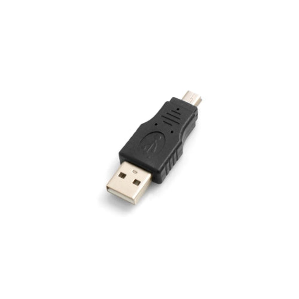 SYSTEM-S OTG Adapter USB A Stecker zu Mini USB Stecker Adapter Stecker On-The-Go Host Kabel