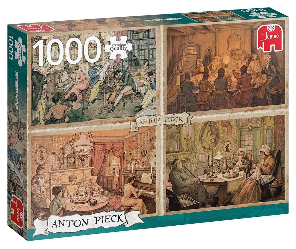 Premium Collection Unterhaltung im Wohnzimmer - 1000 Teile, Produktbild 