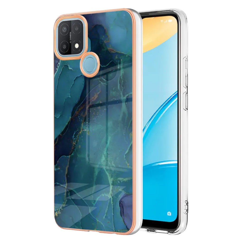 Custodia OPPO A15 / A15S Verde Fantasia: Silicone TPU Antiurto Premium