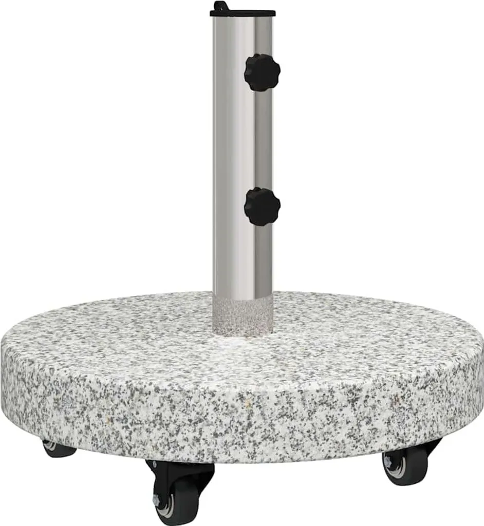 Supporto per Ombrellone 45x45 cm Granito | Base Grigia da Giardino