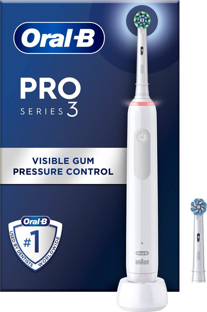 Oral-B PRO 3 3000 Cross Action White Edition Produktbild 