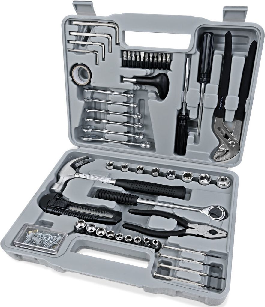 MONZANA® Werkzeugset 141 tlg. Werkzeugkasten Werkzeugkiste Produktbild