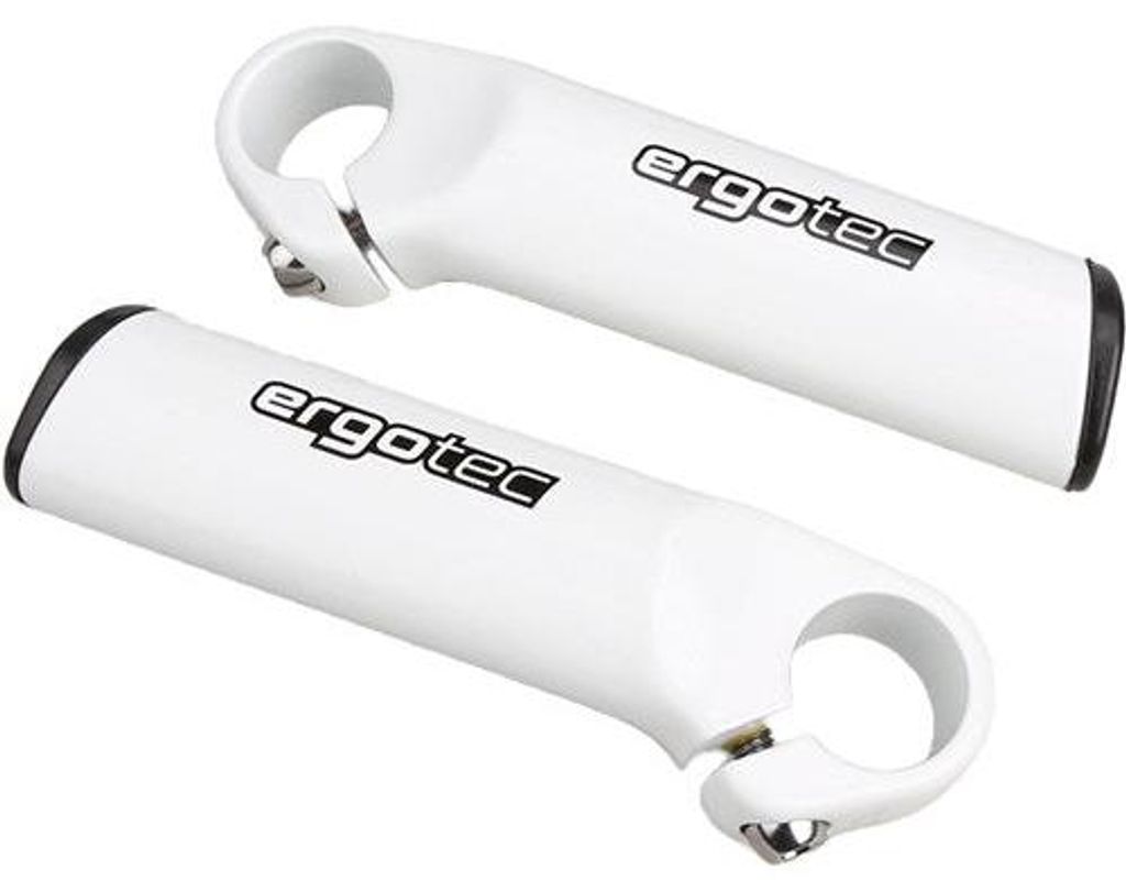 Ergotec Set Bar-Ends X-Tas-y White 52724001
