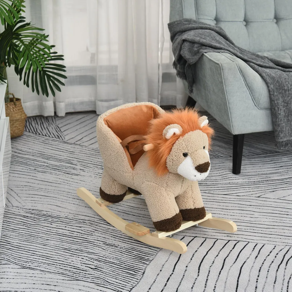 Bascule Lion Enfant : Stable et Confortable pour un Jeu Sans Risque - 4