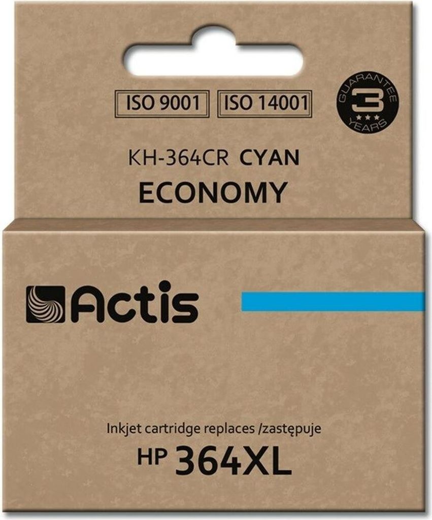 Actis KH-364CR Tinte (Ersatz für HP 364XL CB323EE; Standard; 12 ml; Cyan)