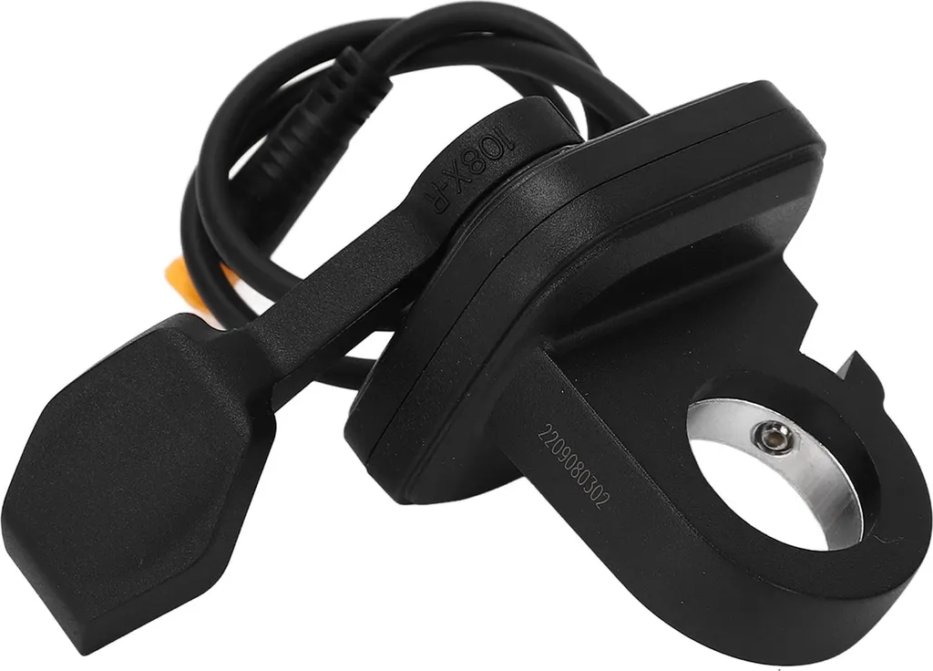 Acceleratore a Pollice Sottile per E-Bike - Design Minimal Nero