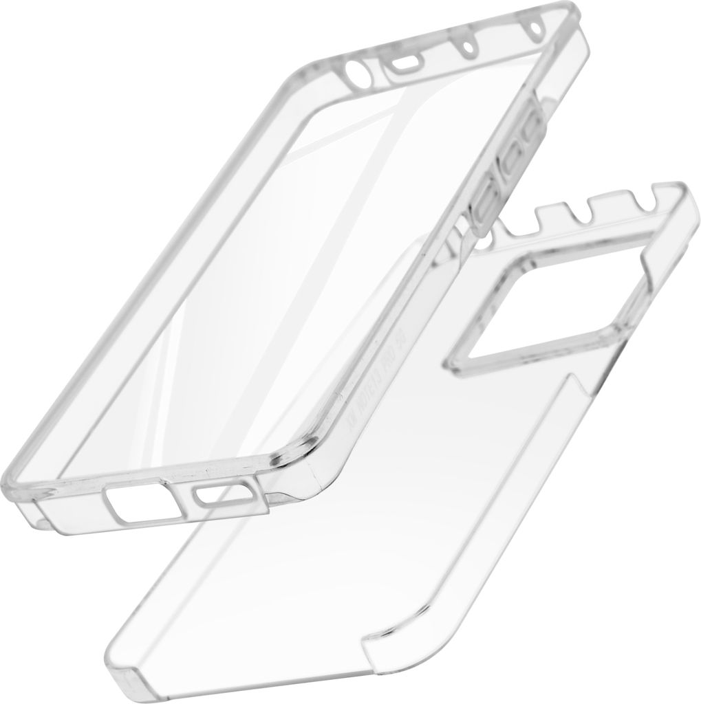 Avizar, 360 Rundumhülle für Redmi Note 13 Pro 5G, weiche Vorderseite, Transparent