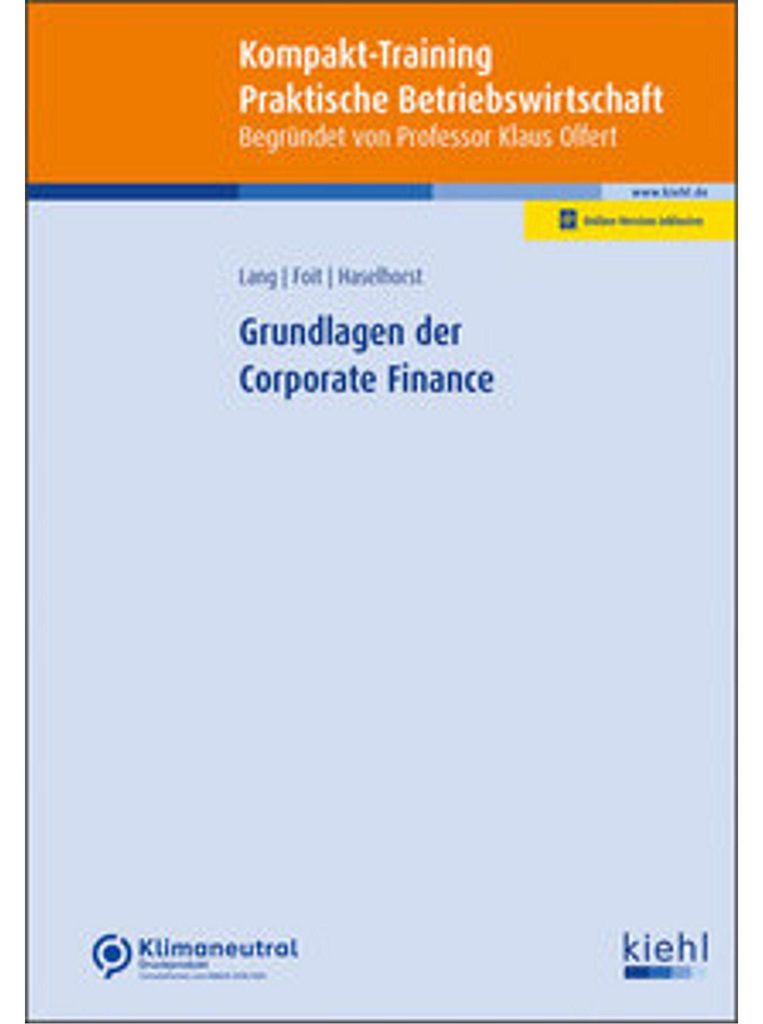Grundlagen der Corporate Finance
