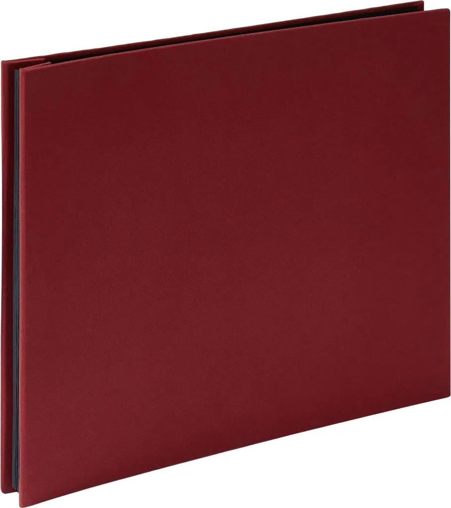 HNFD Album a vite in lino rosso 38x31 cm 40 pagine cartoncino fotografico