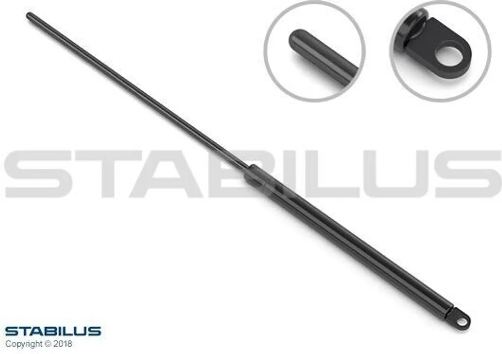 Vérin à gaz Stabilus 2065BA pour capote Punto - OE 46720558