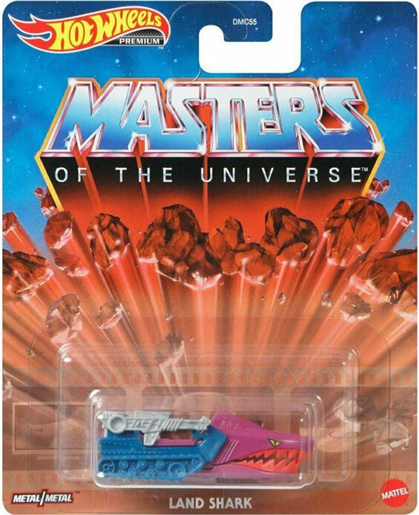 Hot Wheels DMC55-GRL60 Land Shark - Master of the Universe
